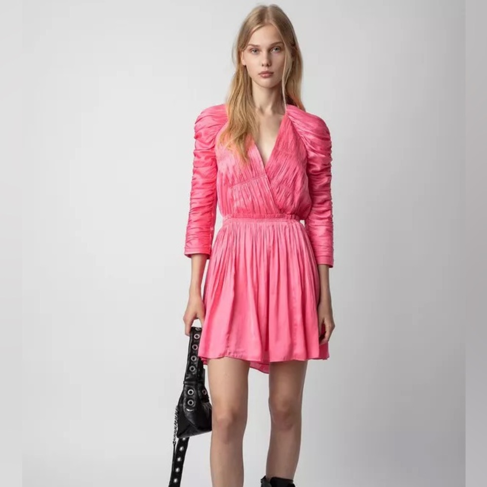 Zadig & Voltaire Realine Satin Dress NWT
